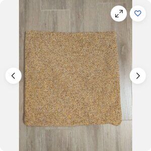 West Elm Cozy Boucle Pillow Cover 20" x 20" color: Cumin